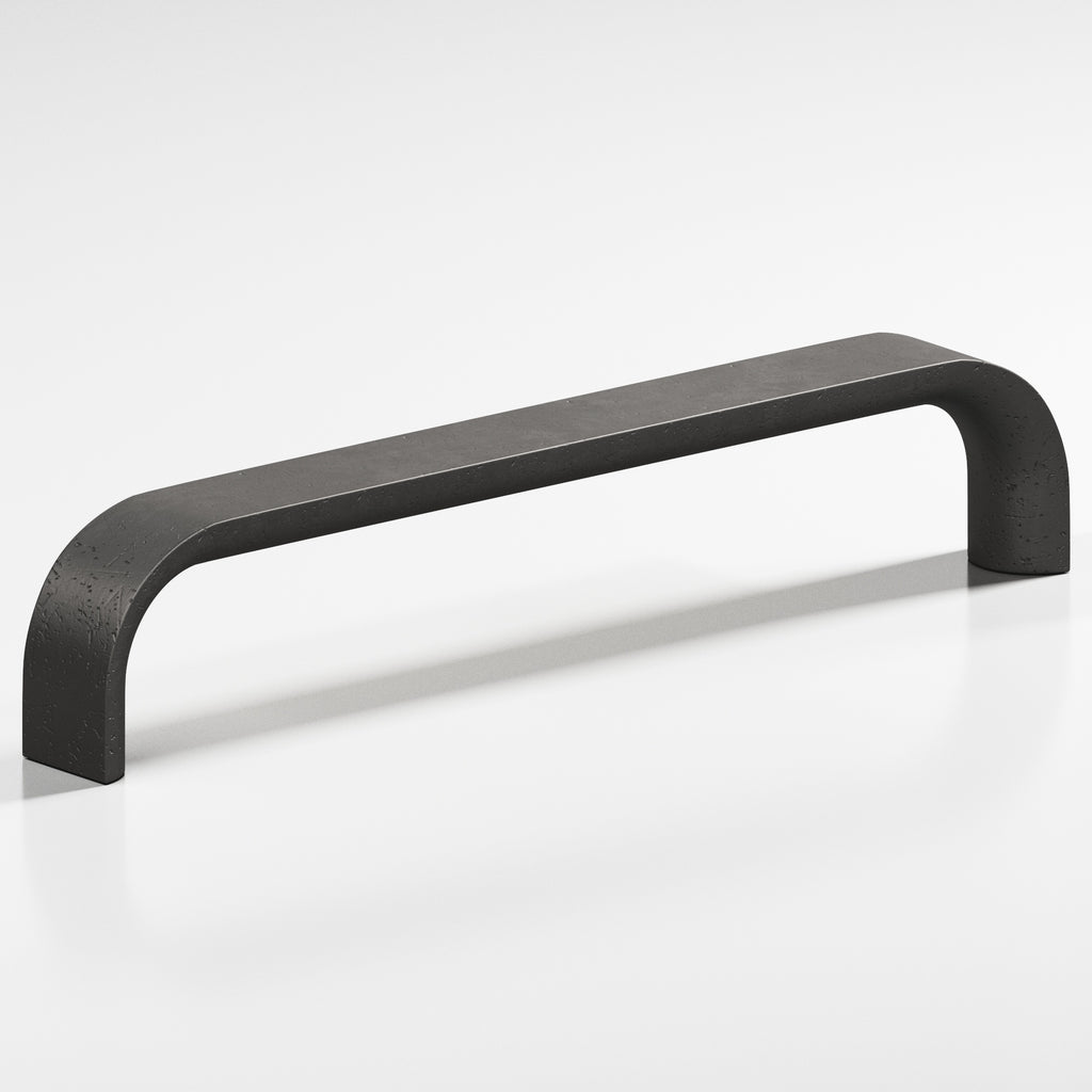 Colonial Bronze Series 236 30" Half-Round Wire Appliance Pull Distressed Satin Black / 30"