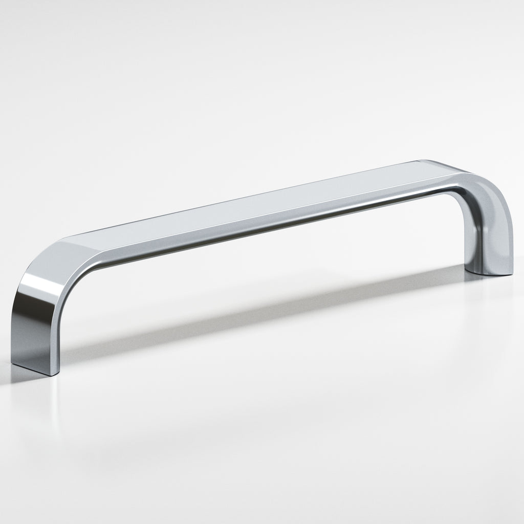 Colonial Bronze Series 800 5" Half-Round Wire Cabinet Pull Polished Chrome / 5"