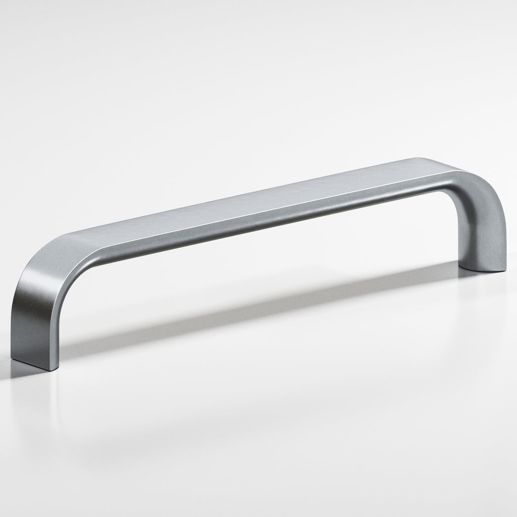 Colonial Bronze Series 236 8" Half-Round Wire Door Pull Satin Chrome / 8"