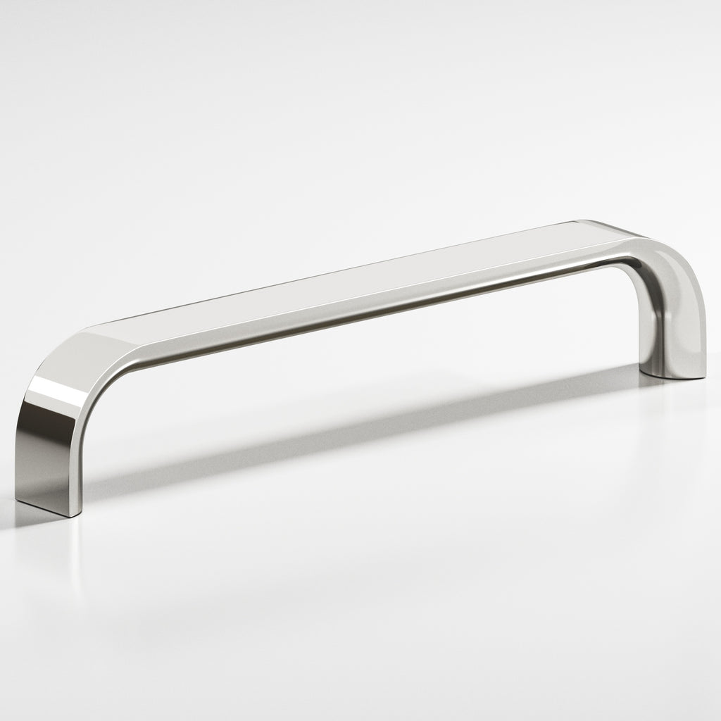 Colonial Bronze Series 236 6" Half-Round Wire Door Pull Polished Nickel / 6"