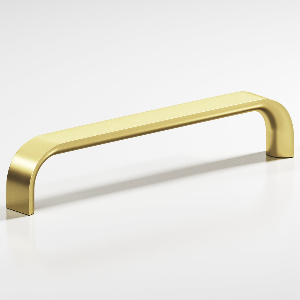 Colonial Bronze Series 236 6" Half-Round Wire Door Pull Matte Satin Brass / 6"