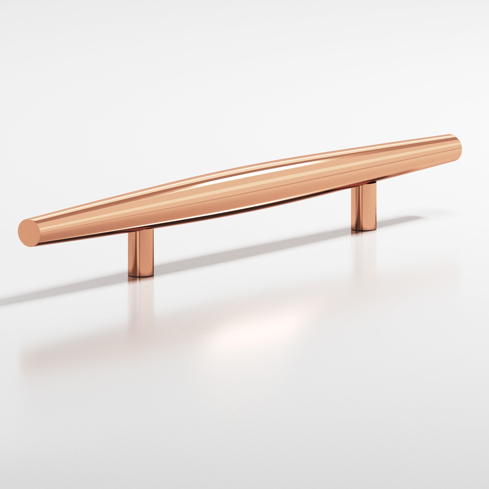 Colonial Bronze Series 341 10" Hourglass Cabinet Pull With Straight Posts Polished Copper / 10"