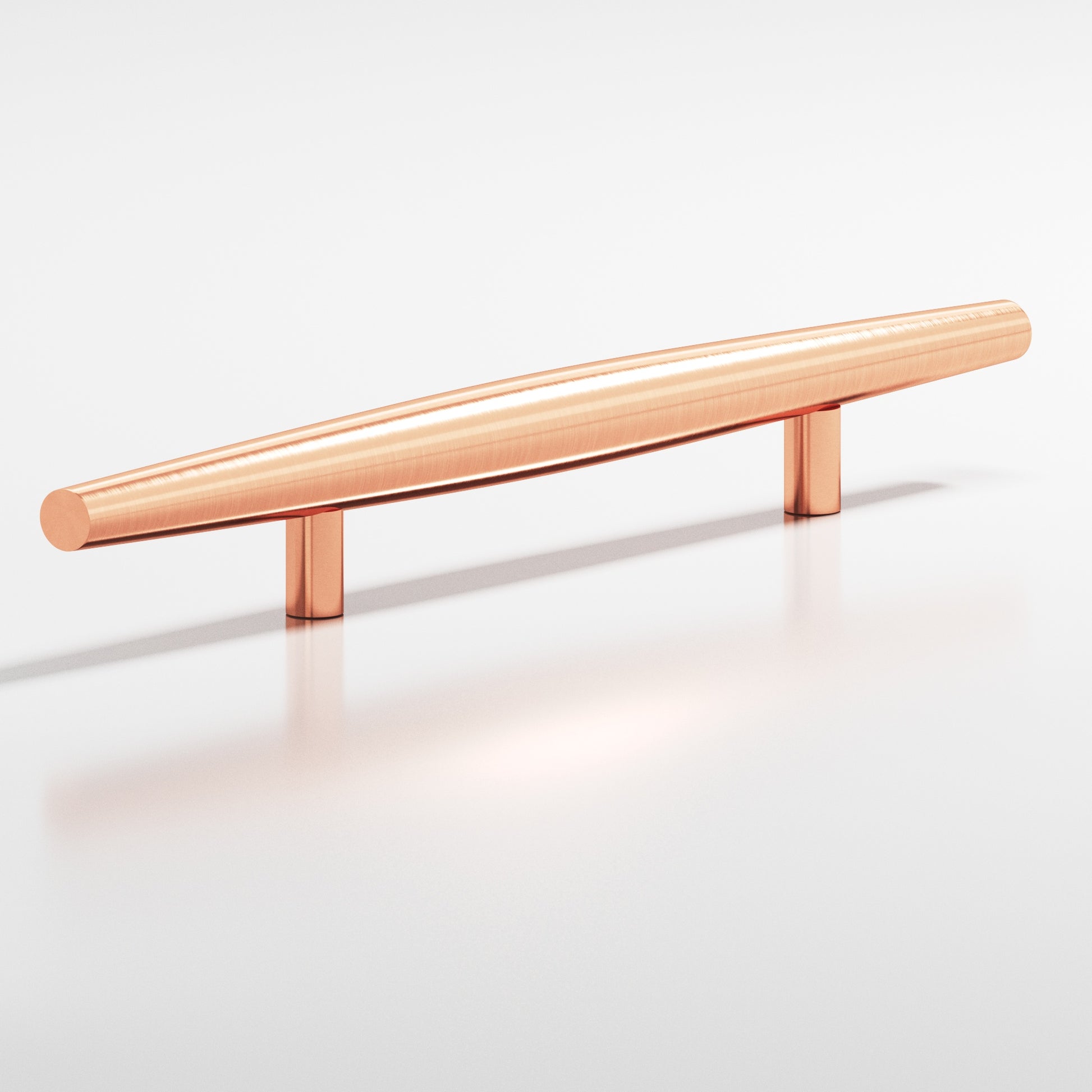 Colonial Bronze Series 239 6" Cigar Cabinet Pull With Straight Posts Satin Copper / 6"