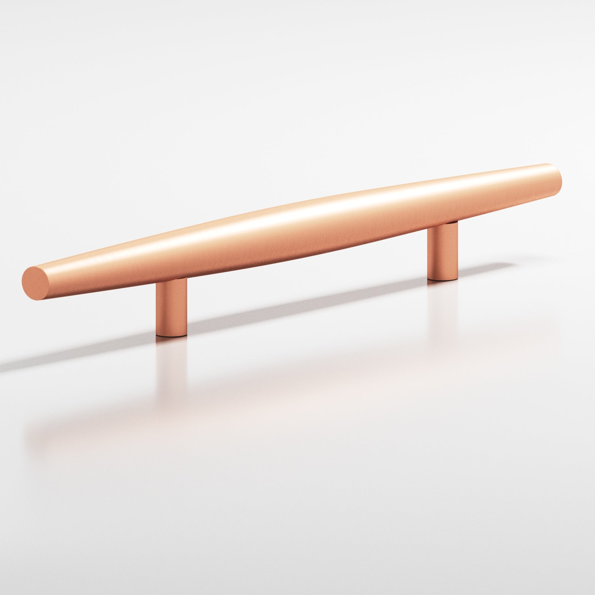 Colonial Bronze Series 239 4" Cigar Cabinet Pull With Straight Posts Matte Satin Copper / 4"