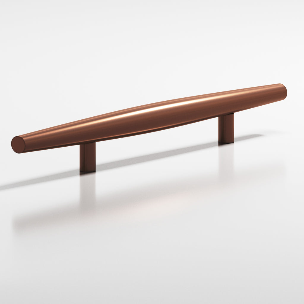 Colonial Bronze Series 239 8" Cigar Cabinet Pull With Straight Posts Matte Antique Copper / 8"