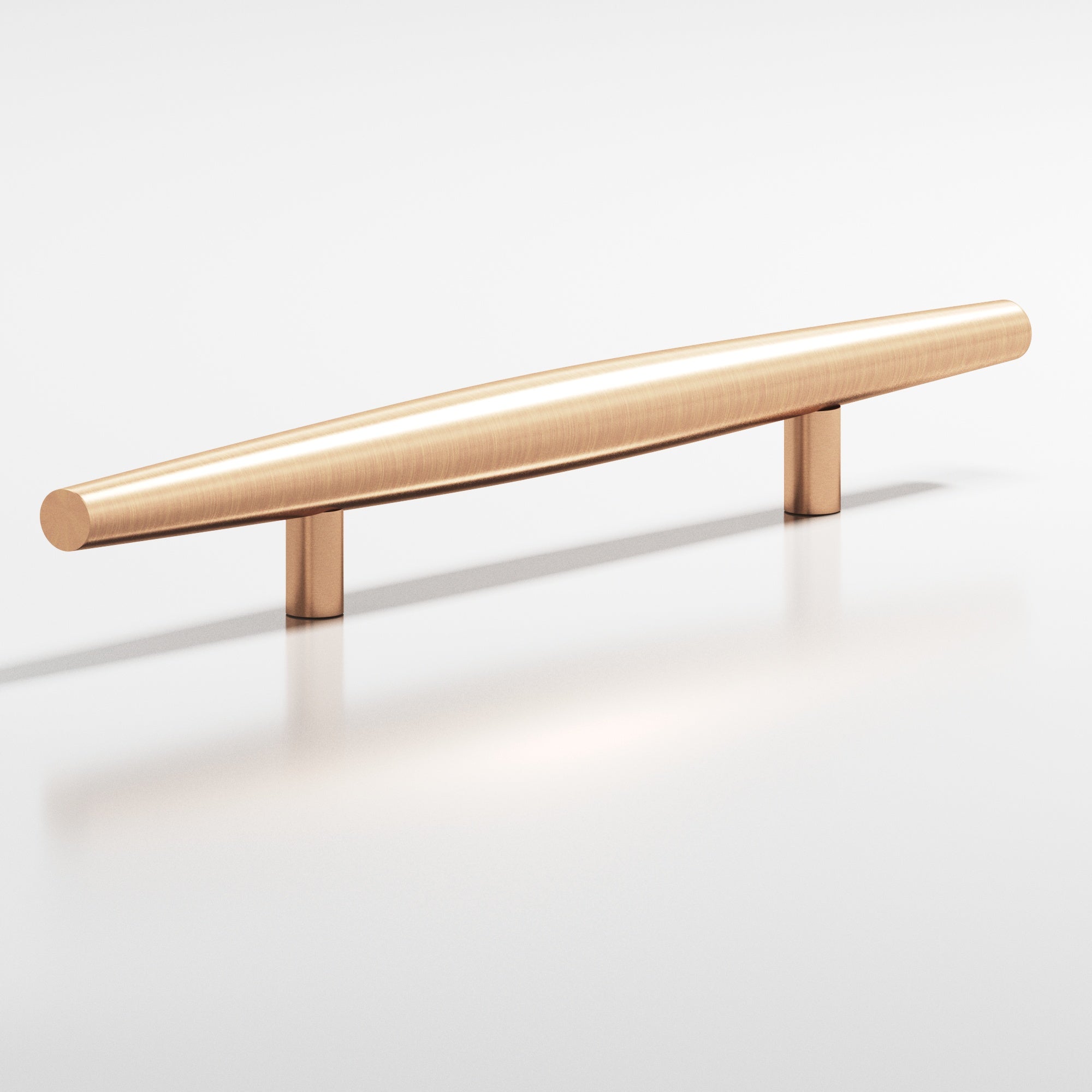 Colonial Bronze Series 239 4" Cigar Cabinet Pull With Straight Posts Satin Bronze / 4"