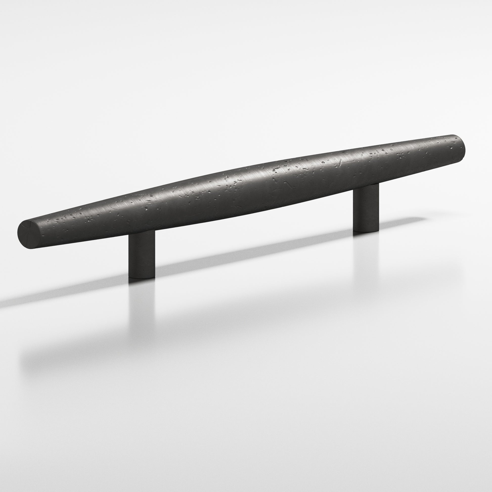 Colonial Bronze Series 239 8" Cigar Cabinet Pull With Straight Posts Distressed Satin Black / 8"