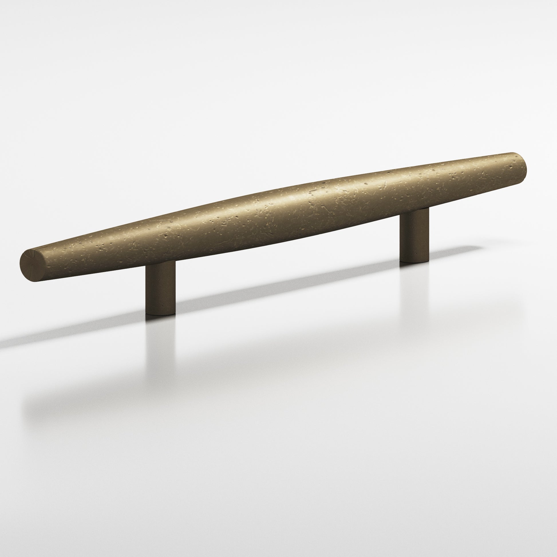 Colonial Bronze Series 239 4" Cigar Cabinet Pull With Straight Posts Distressed Oil Rubbed Bronze / 4"