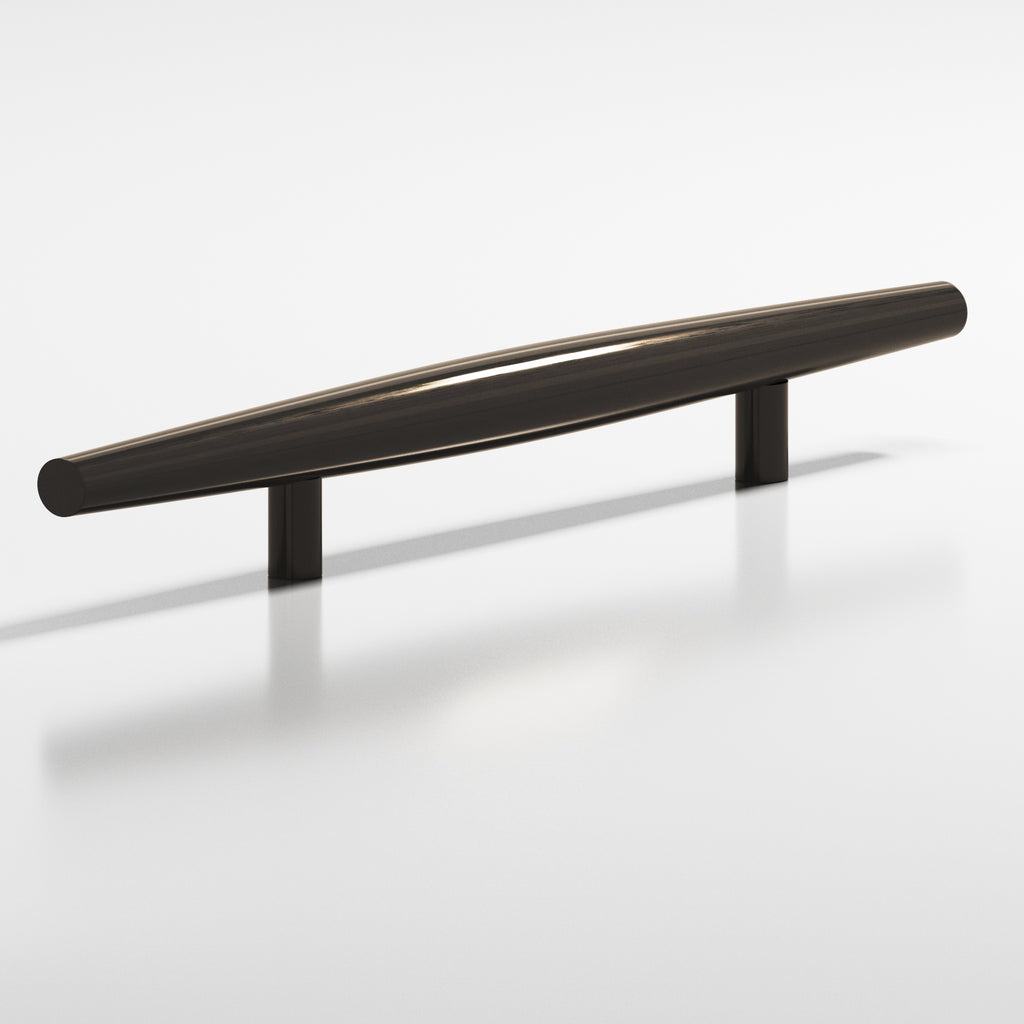Colonial Bronze Series 239 6" Cigar Cabinet Pull With Straight Posts Dark Statuary Bronze / 6"