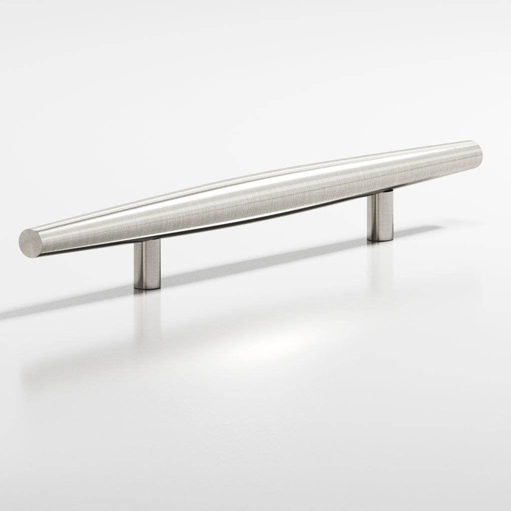 Colonial Bronze Series 239 8" Cigar Cabinet Pull With Straight Posts Satin Nickel / 8"