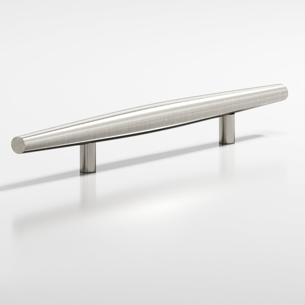 Colonial Bronze Series 239 4" Cigar Cabinet Pull With Straight Posts Nickel Stainless / 4"