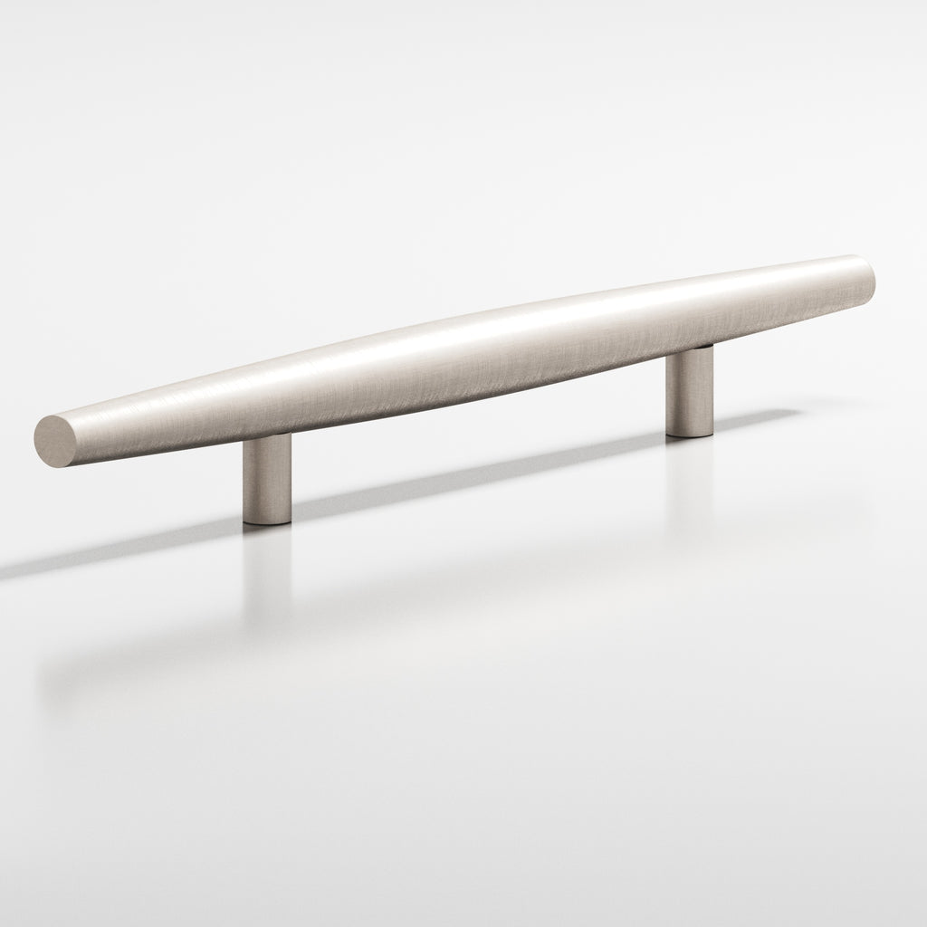 Colonial Bronze Series 239 6" Cigar Cabinet Pull With Straight Posts Matte Satin Nickel / 6"