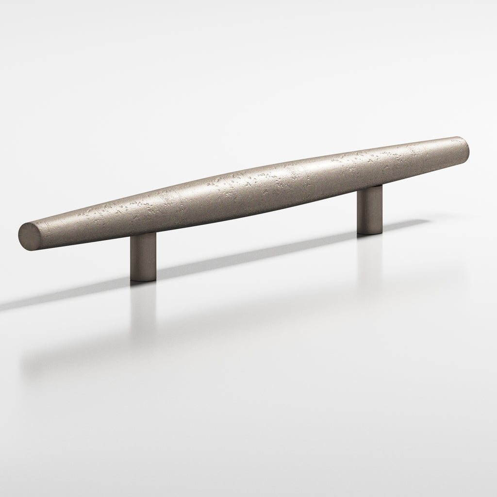 Colonial Bronze Series 239 8" Cigar Cabinet Pull With Straight Posts Distressed Pewter / 8"