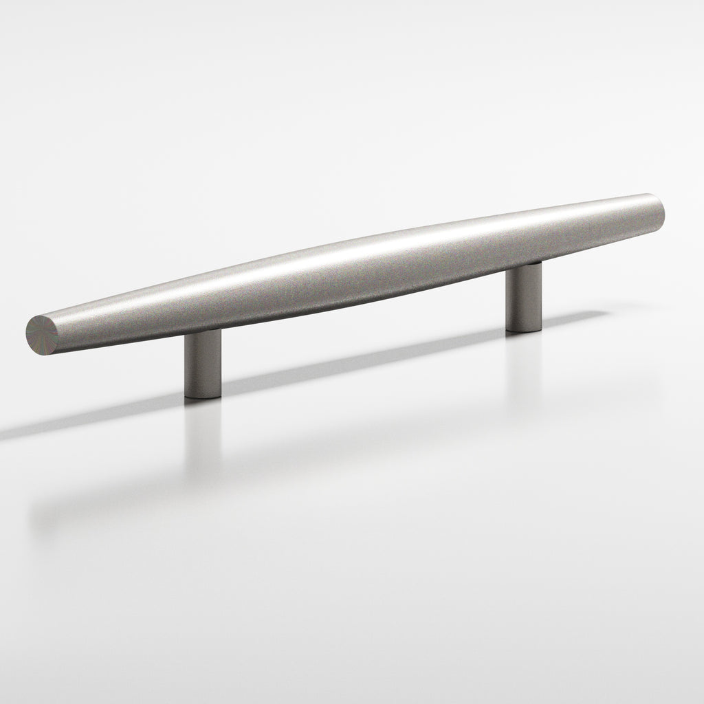 Colonial Bronze Series 239 4" Cigar Cabinet Pull With Straight Posts Frost Nickel™ / 4"