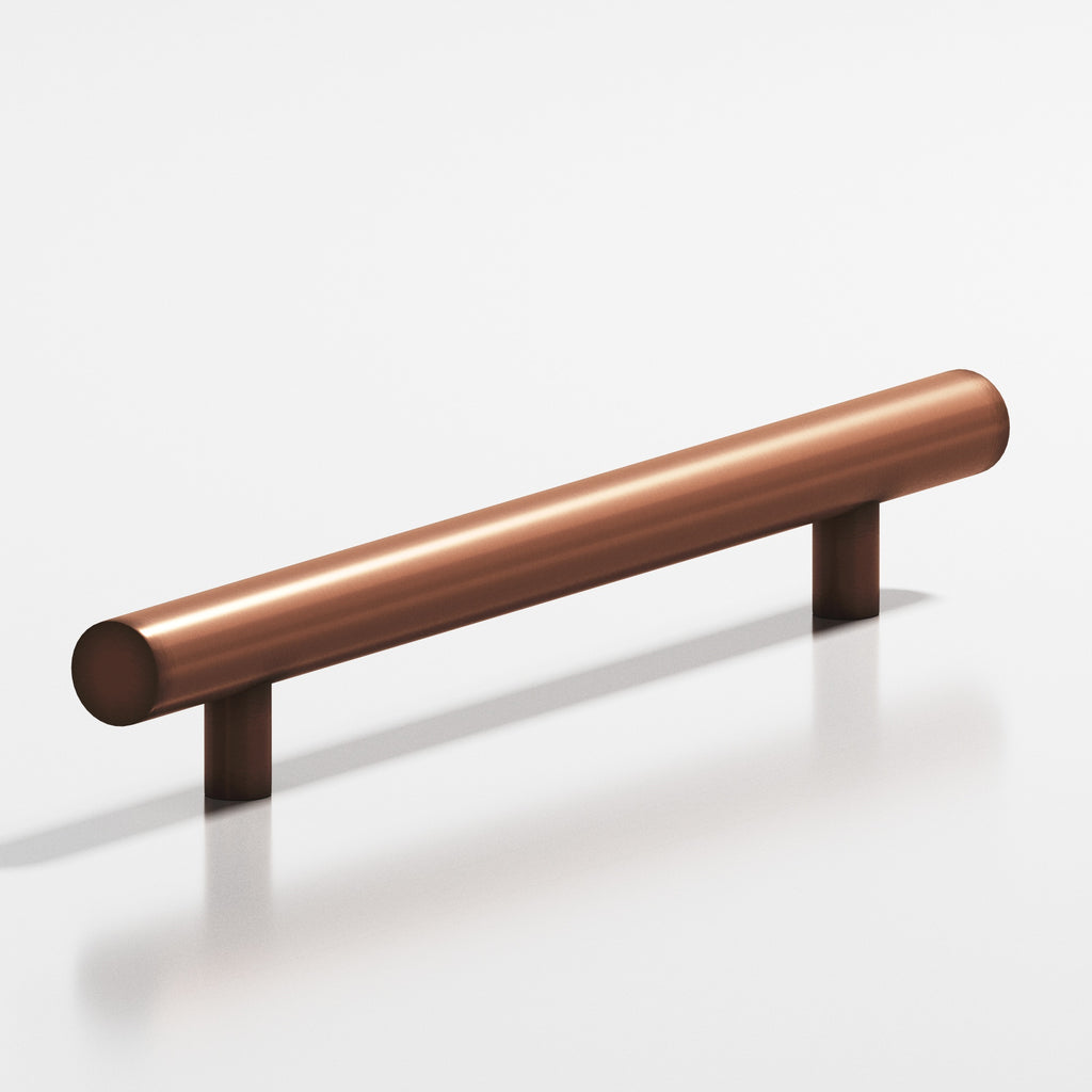Colonial Bronze Series 246 6" Round Cabinet Pull With Straight Posts Matte Antique Copper / 6"