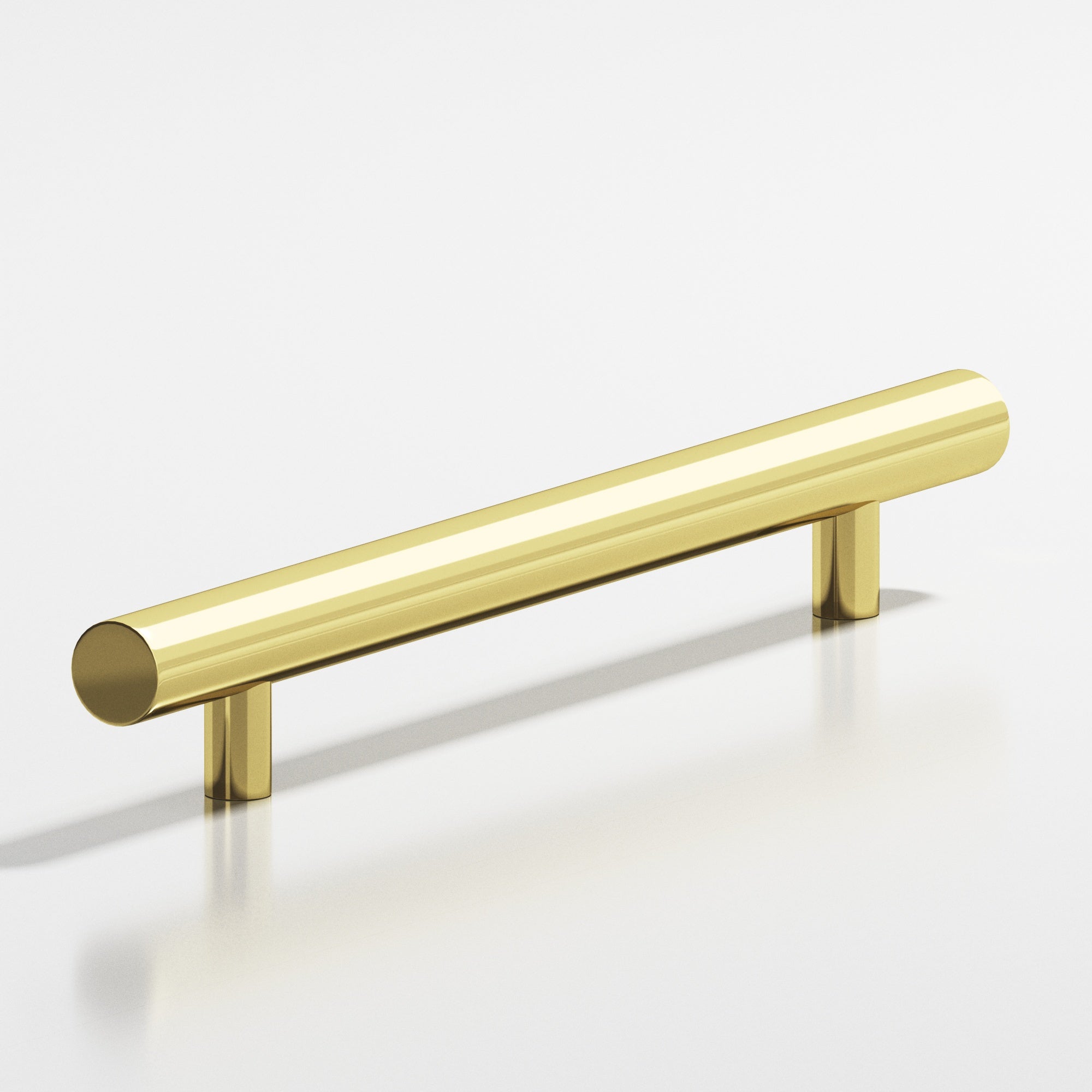 Colonial Bronze Series 247 12" Round Appliance Pull With Straight Posts Polished Brass / 12"