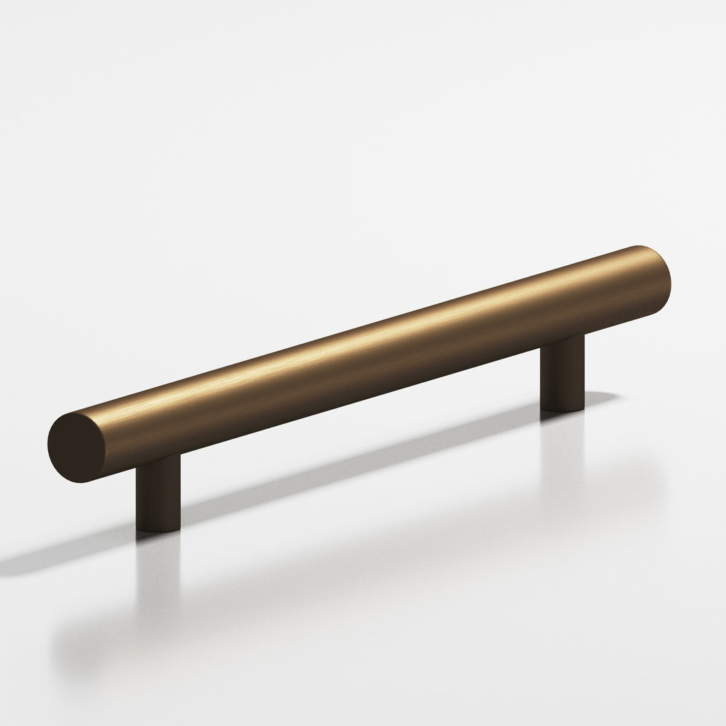 Colonial Bronze Series 246 6" Round Cabinet Pull With Straight Posts Matte Oil Rubbed Bronze / 6"