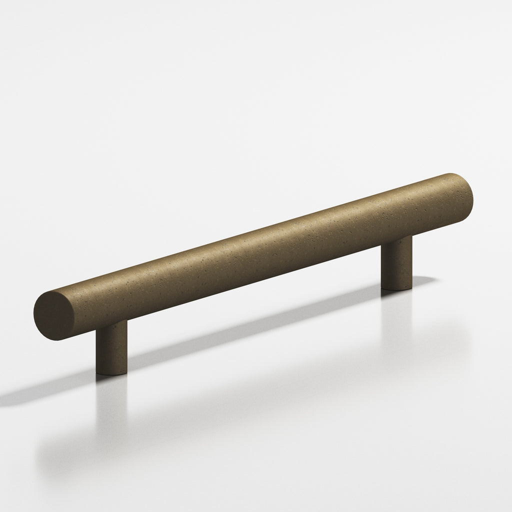 Colonial Bronze Series 242 8" Round Cabinet Pull With Straight Posts Distressed Oil Rubbed Bronze / 8"