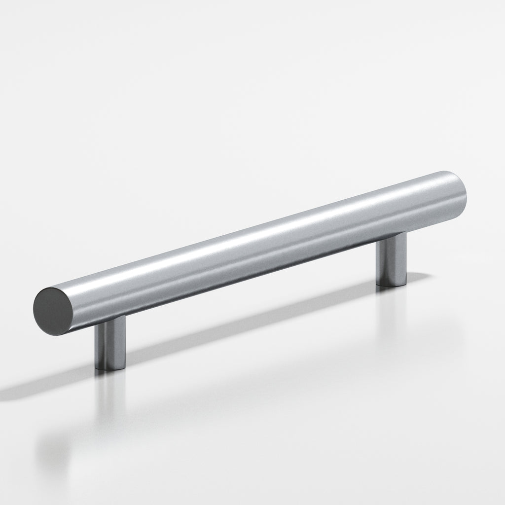 Colonial Bronze Series 246 12" Round Appliance Pull With Straight Posts Satin Chrome / 12"