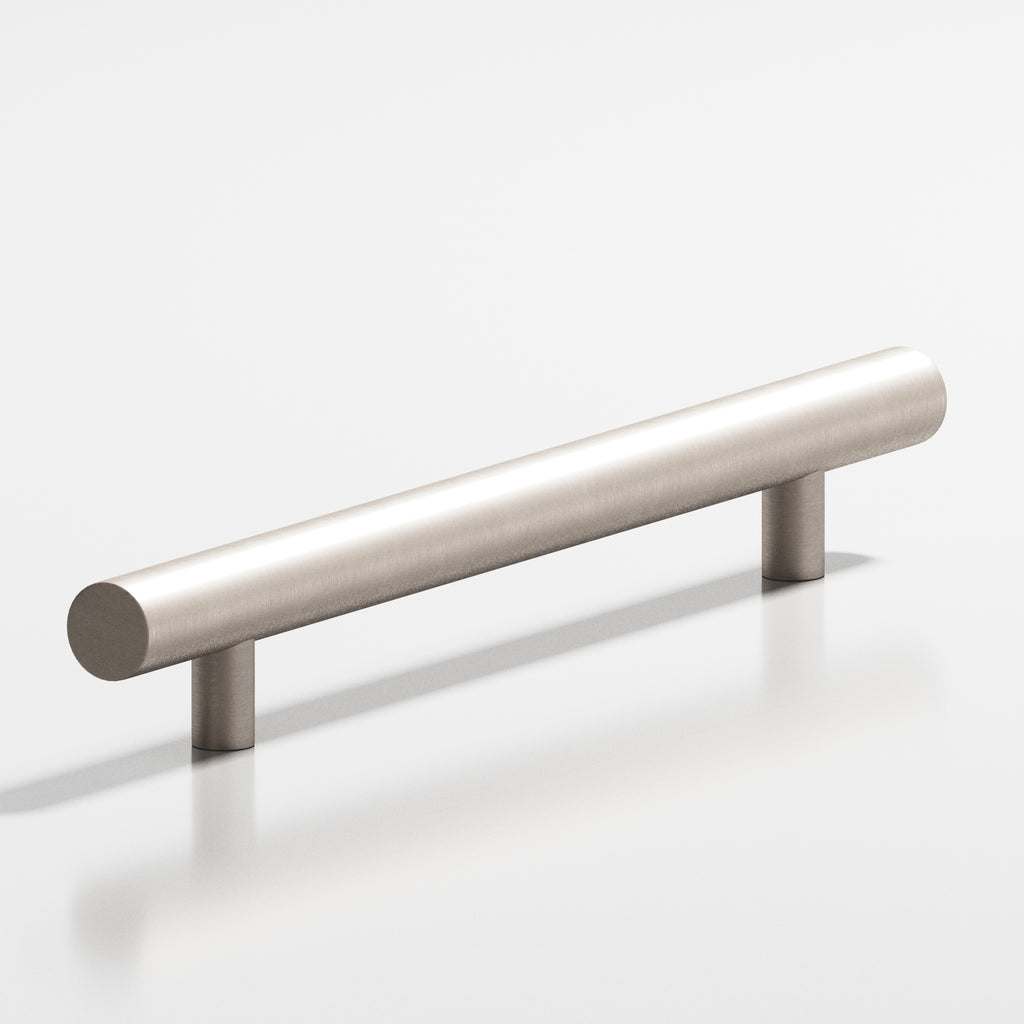 Colonial Bronze Series 247 4" Round Cabinet Pull With Straight Posts Matte Satin Nickel / 4"