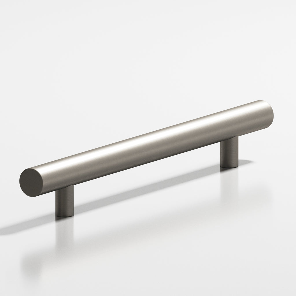 Colonial Bronze Series 247 6" Round Cabinet Pull With Straight Posts Matte Pewter / 6"