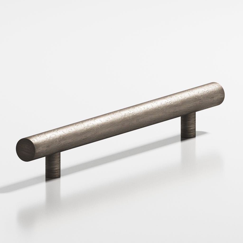 Colonial Bronze Series 242 12" Round Appliance Pull With Straight Posts Distressed Pewter / 12"