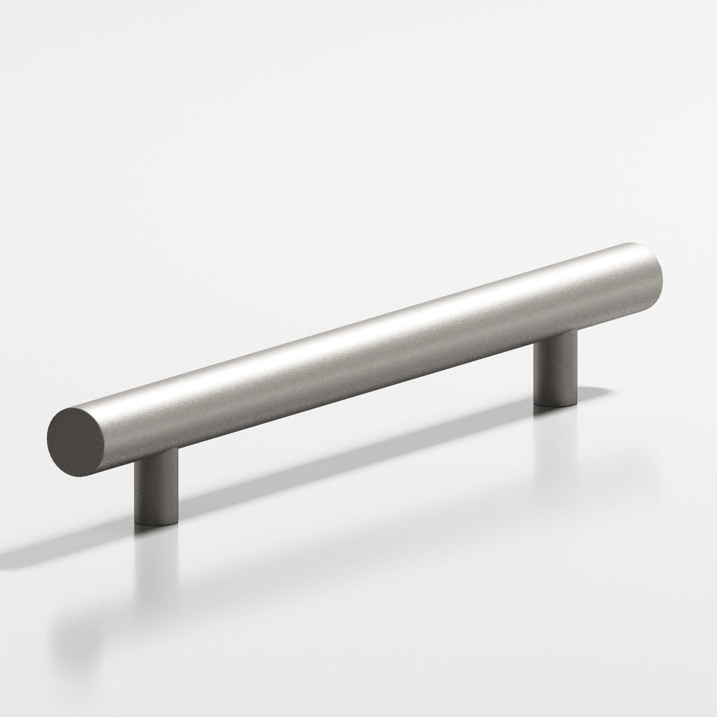 Colonial Bronze Series 247 4" Round Cabinet Pull With Straight Posts Frost Nickel™ / 4"