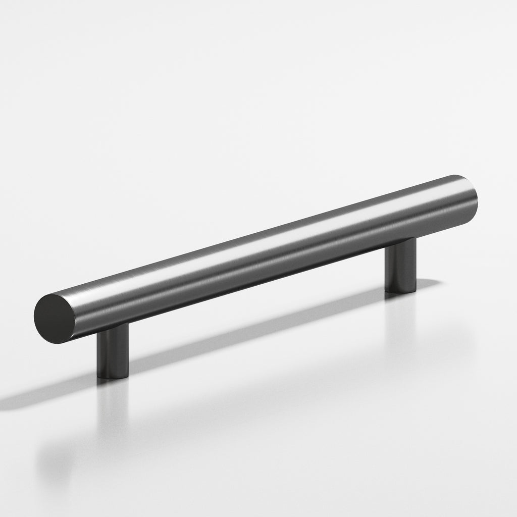 Colonial Bronze Series 247 6" Round Cabinet Pull With Straight Posts Graphite / 6"