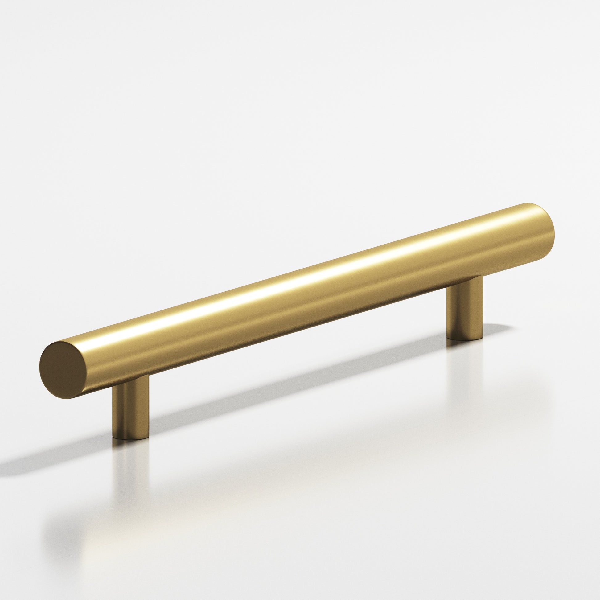 Colonial Bronze Series 246 24" Round Appliance Pull With Straight Posts Unlacquered Satin Brass / 24"