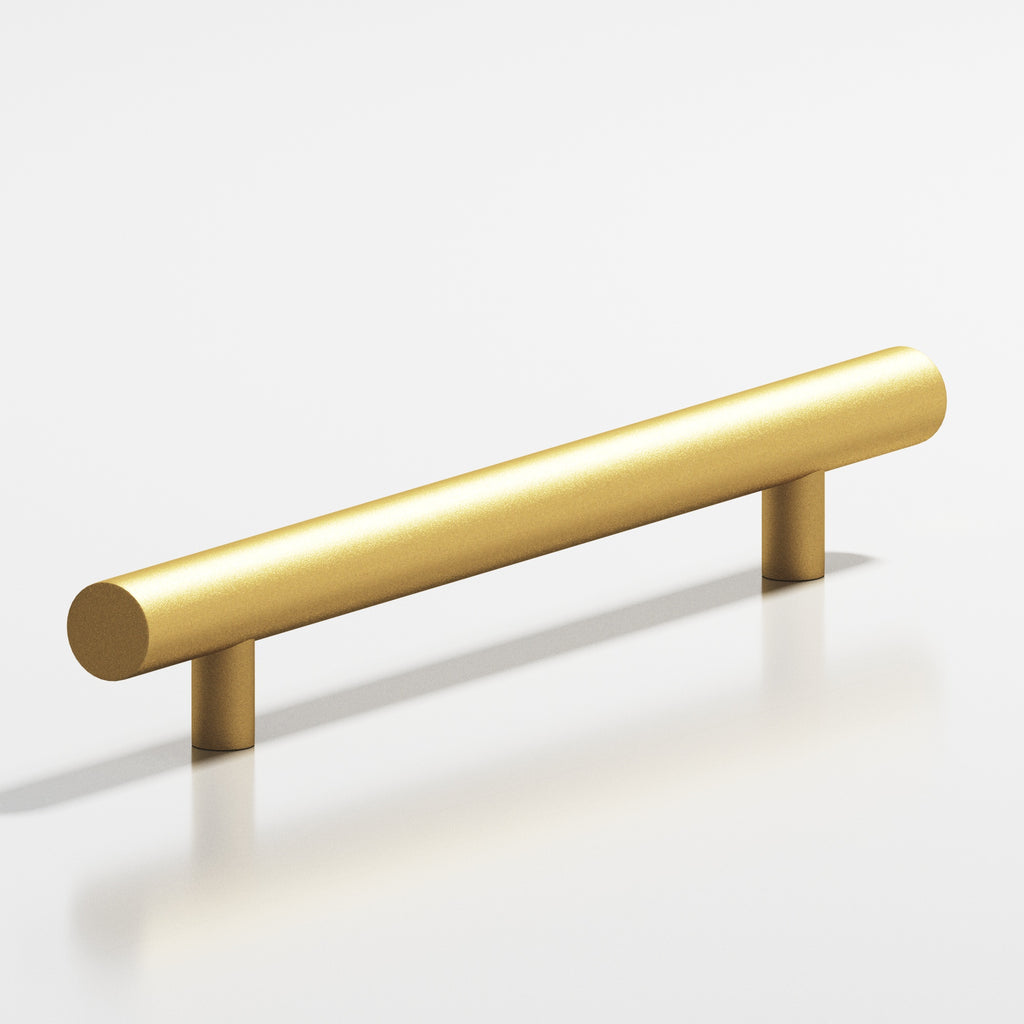 Colonial Bronze Series 242 8" Round Cabinet Pull With Straight Posts Frost Brass™ / 8"