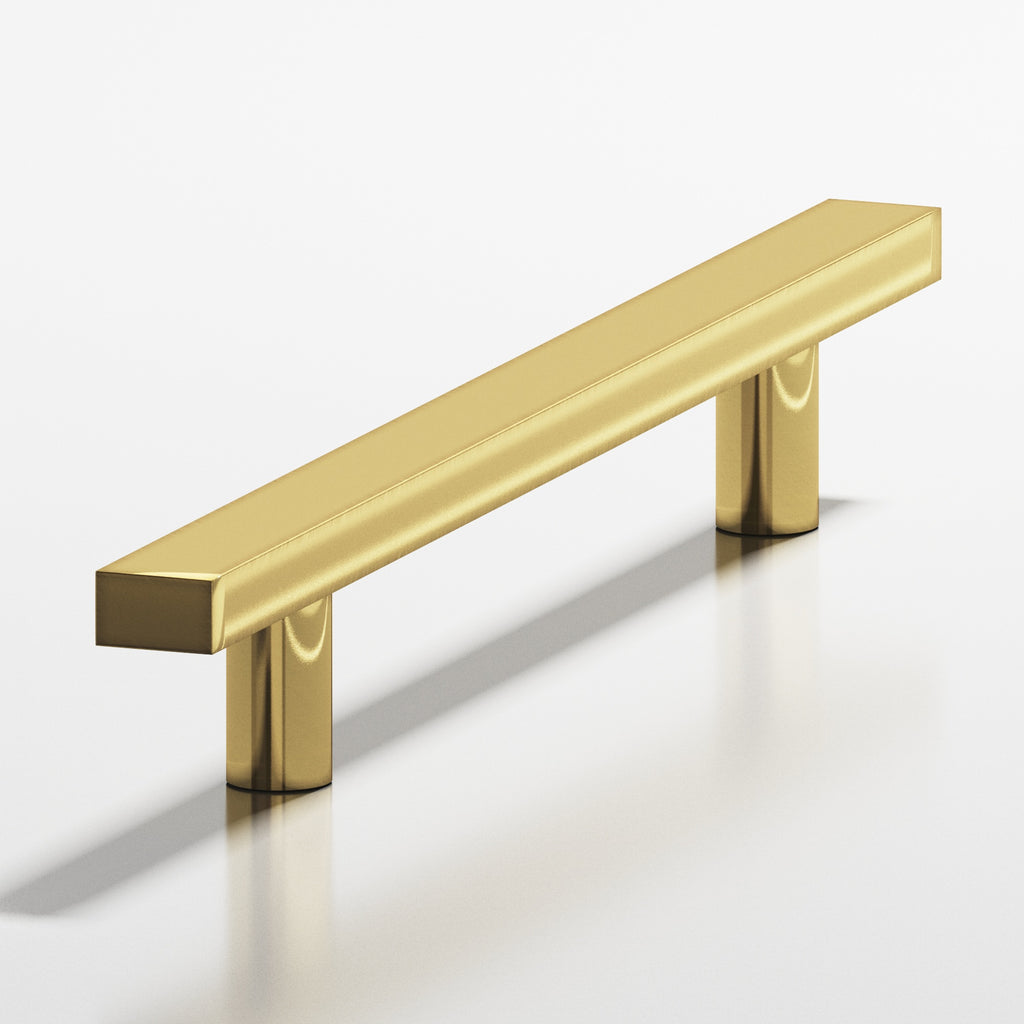 Colonial Bronze Series 254 6" Rectangular Cabinet Pull With Straight Posts Antique Bronze / 6"