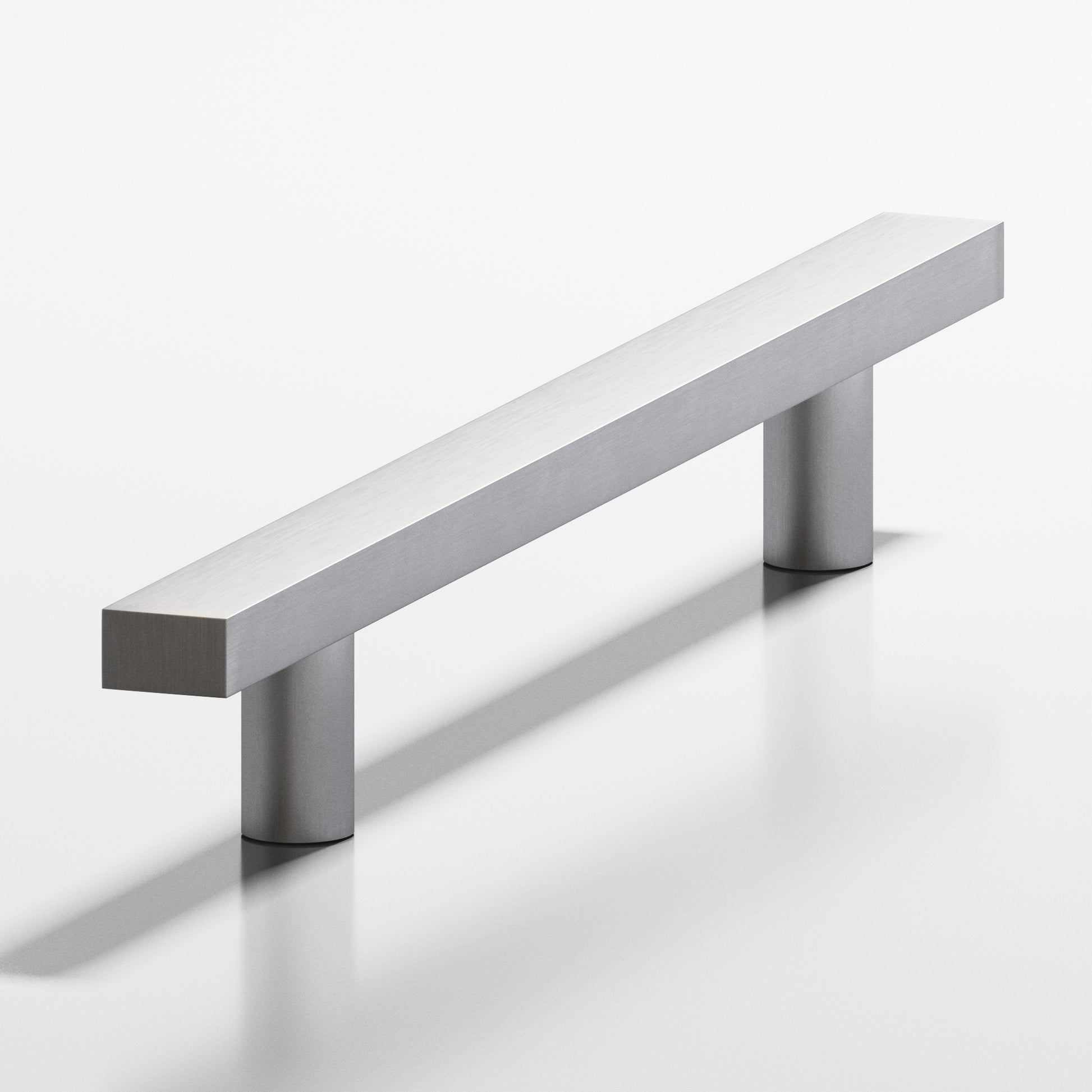 Colonial Bronze Series 508 10" Rectangularappliance Pull With Straight Posts Matte Satin Chrome / 10"