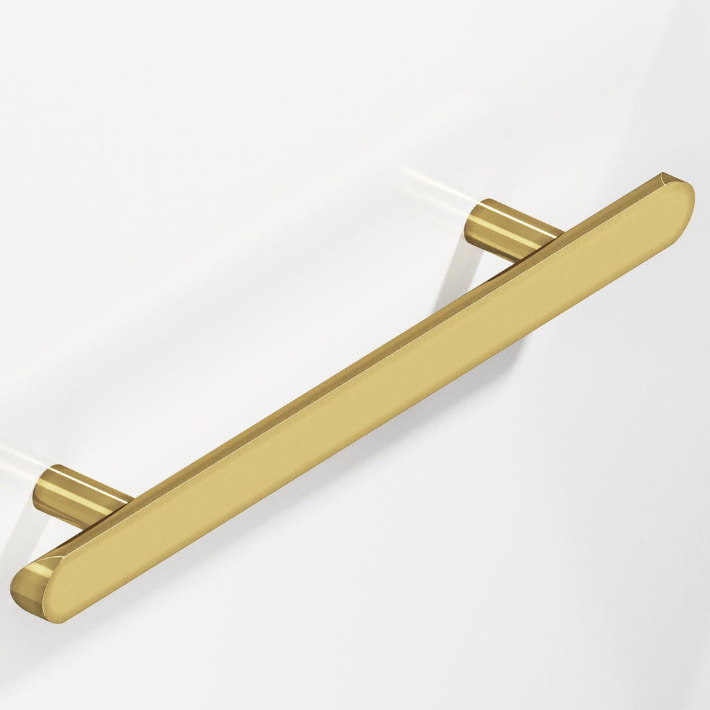 Colonial Bronze Series 256 8" Half-Round Cabinet Pull With Straight Posts And Rounded Ends Antique Bronze / 8"