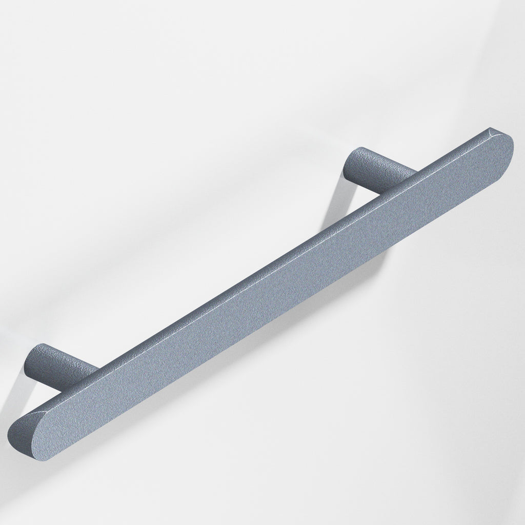 Colonial Bronze Series 256 12" Half-Round Cabinet Pull With Straight Posts And Rounded Ends Frost Chrome™ / 12"