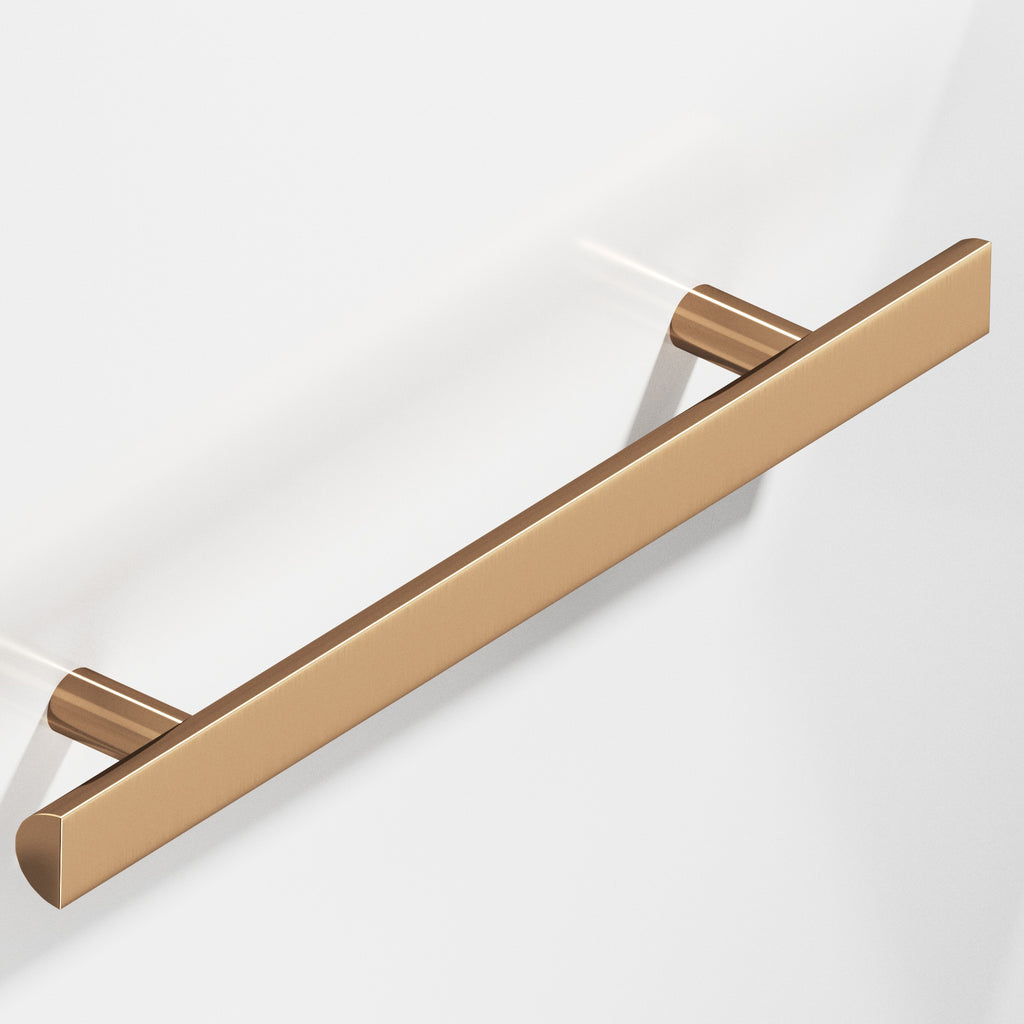 Colonial Bronze Series 257 12" Half-Round Cabinet Pull With Straight Posts Polished Bronze / 12"