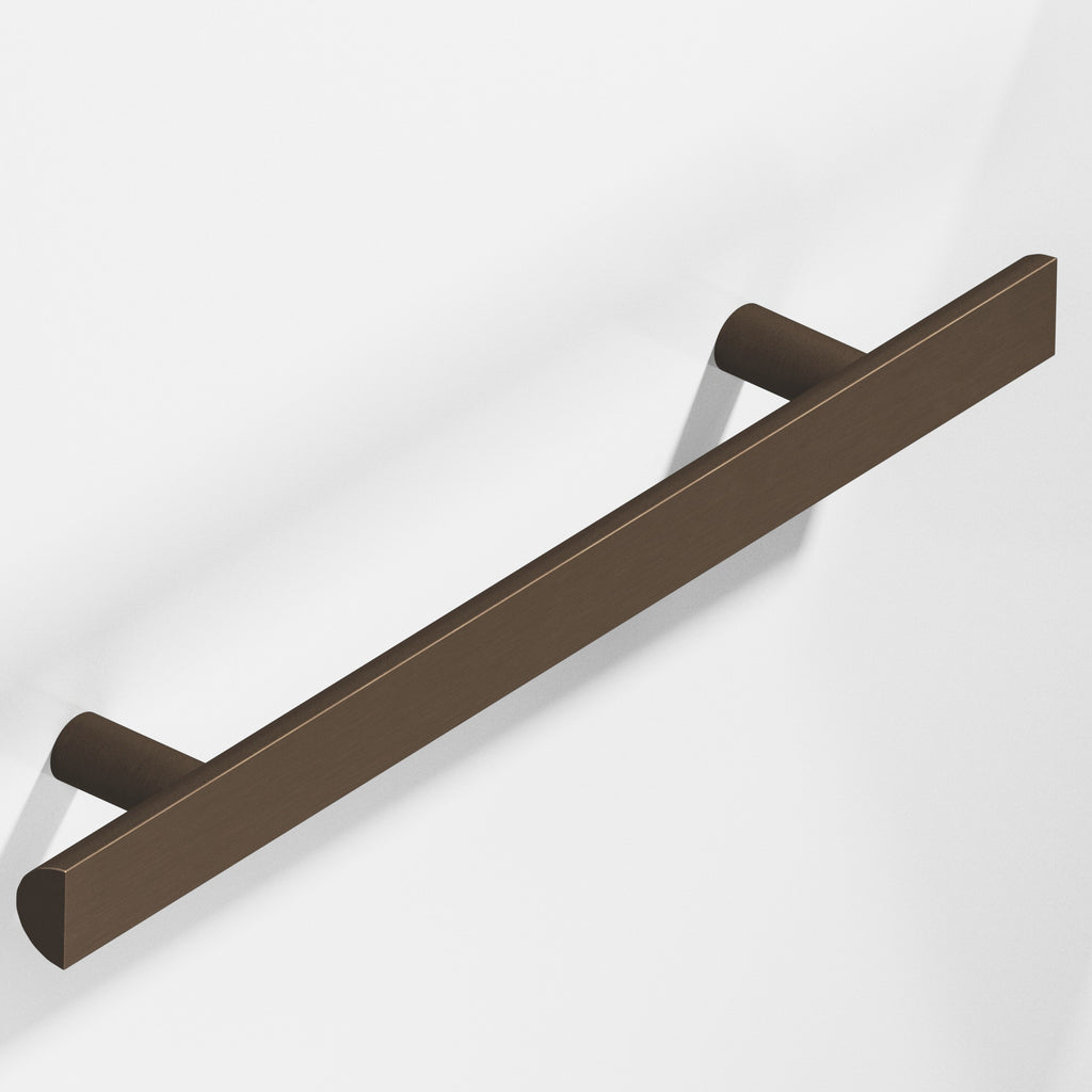 Colonial Bronze Series 257 12" Half-Round Cabinet Pull With Straight Posts Heritage Bronze / 12"