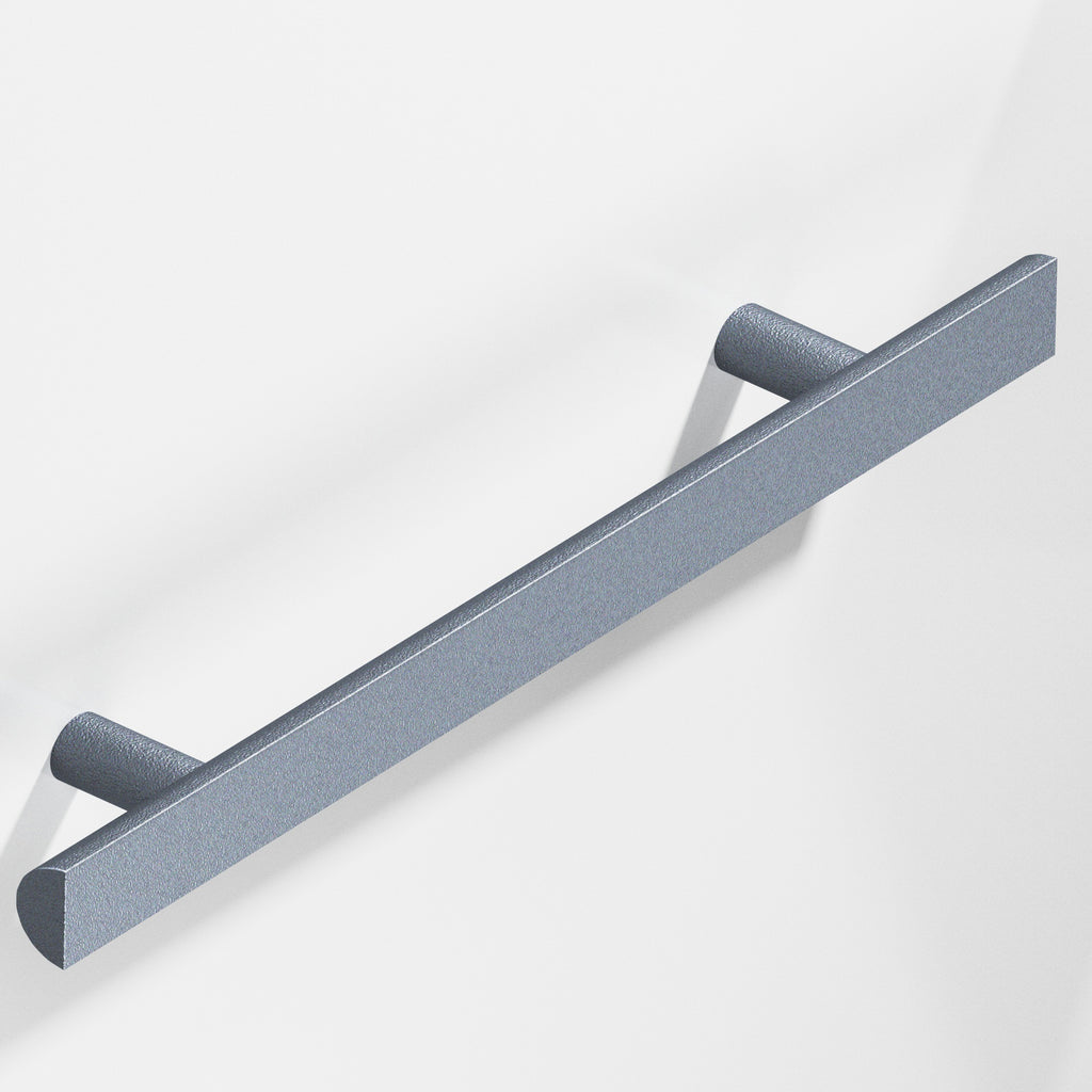 Colonial Bronze Series 257 8" Half-Round Cabinet Pull With Straight Posts Frost Chrome™ / 8"