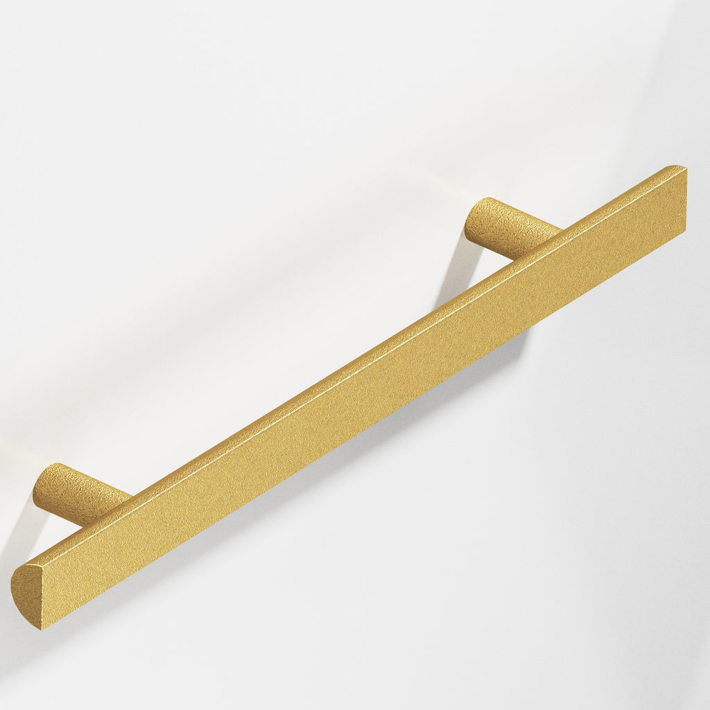 Colonial Bronze Series 257 12" Half-Round Cabinet Pull With Straight Posts Frost Brass™ / 12"