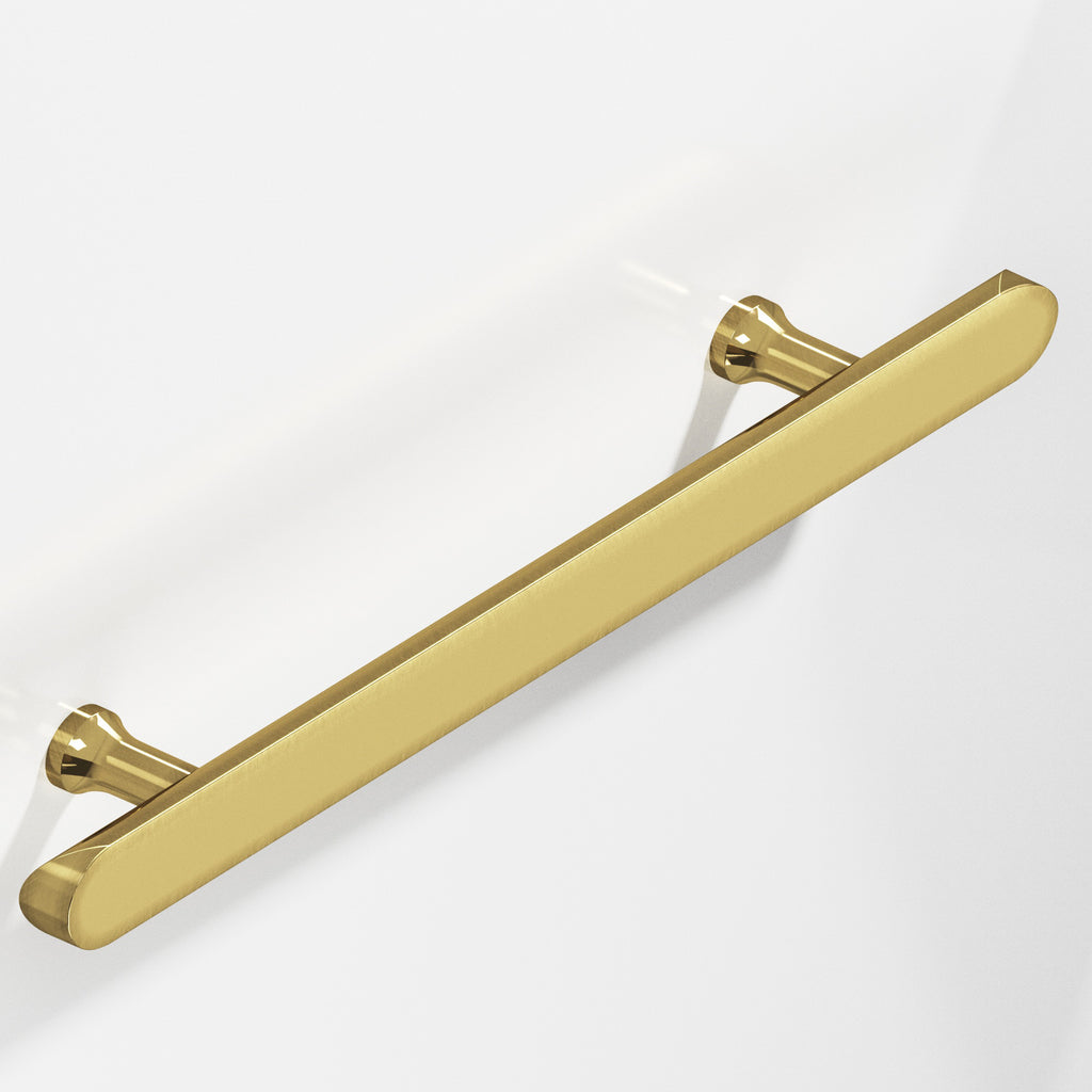 Colonial Bronze Series 259 8" Half-Round Cabinet Pull With Flared Posts And Rounded Ends Antique Bronze / 8"