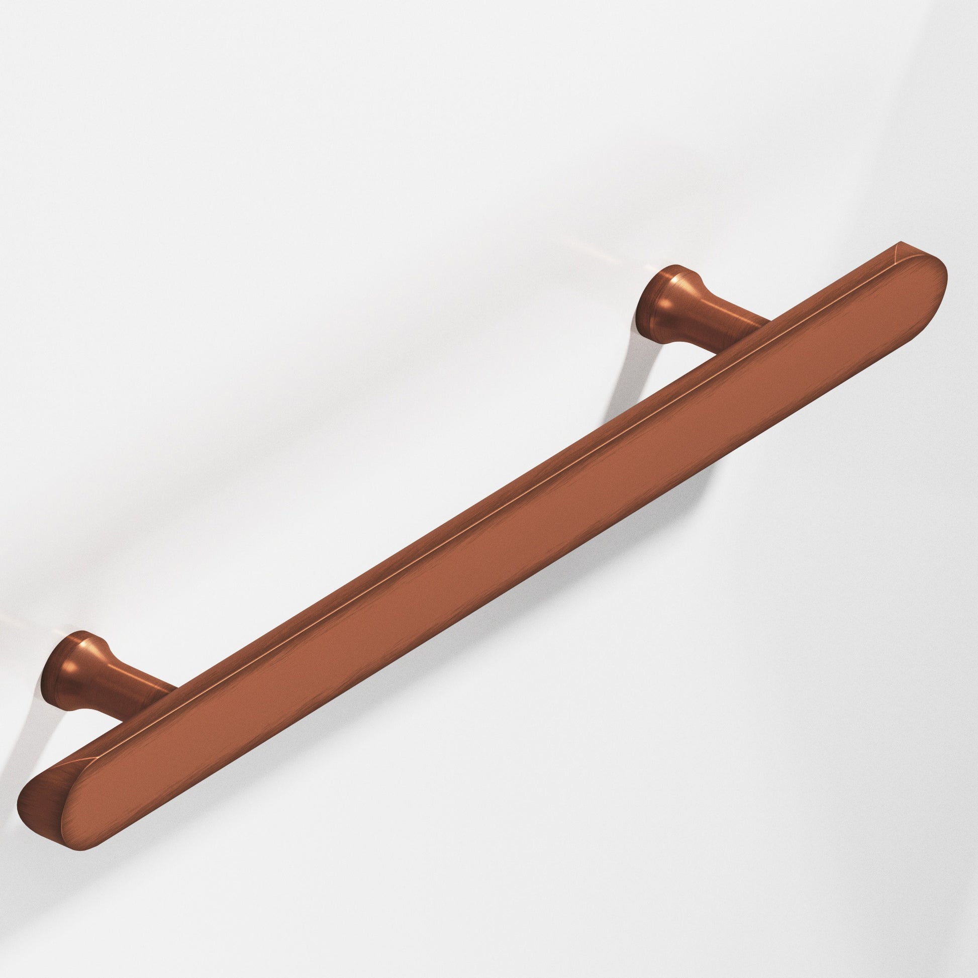 Colonial Bronze Series 259 12" Half-Round Appliance Pull With Flared Posts And Rounded Ends Matte Antique Copper / 12"