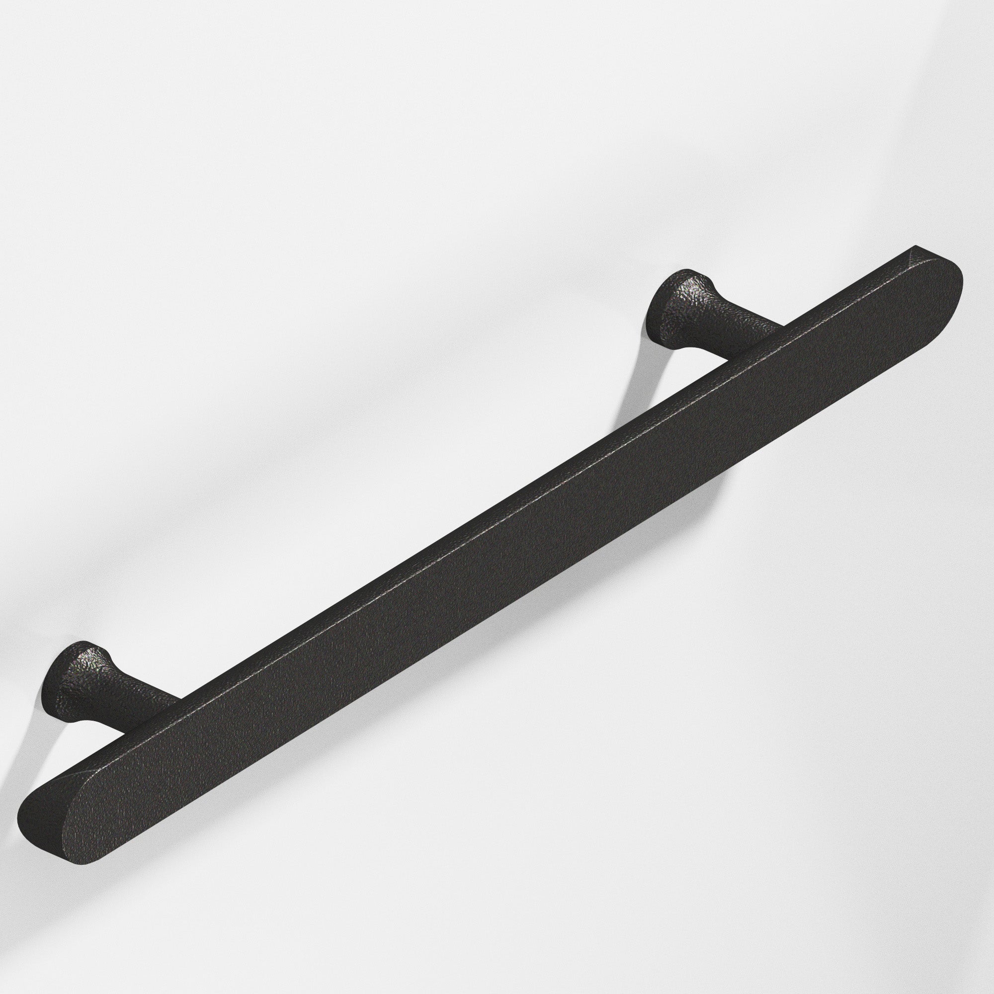Colonial Bronze Series 259 12" Half-Round Appliance Pull With Flared Posts And Rounded Ends Frost Black™ / 12"