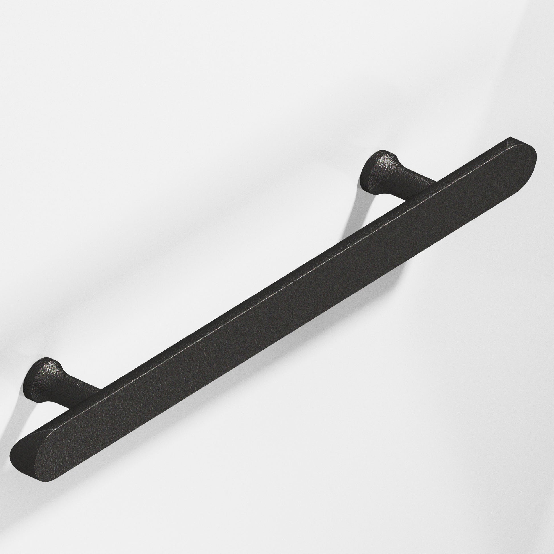 Colonial Bronze Series 259 6" Half-Round Cabinet Pull With Flared Posts And Rounded Ends Frost Black™ / 6"