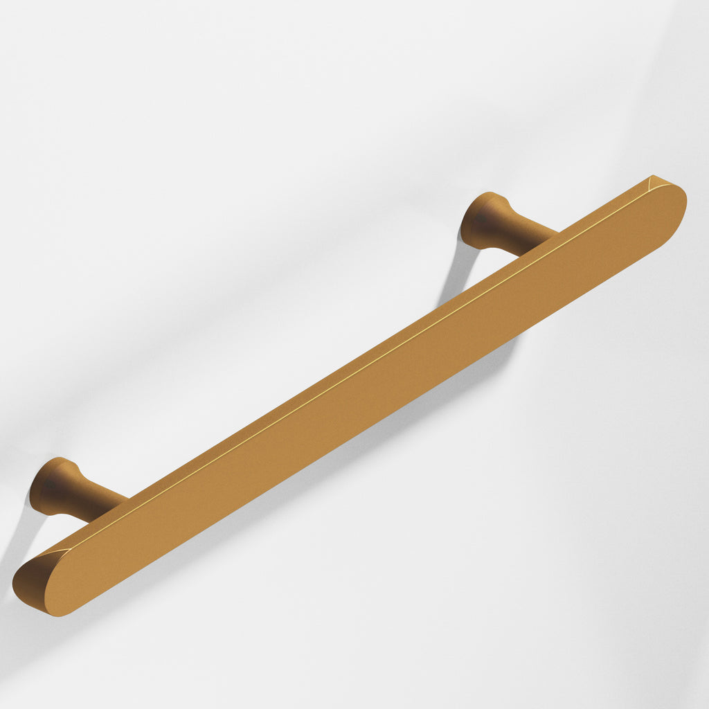 Colonial Bronze Series 259 18" Half-Roundappliance Pull With Flared Posts And Rounded Ends Matte Light Statuary Bronze / 18"