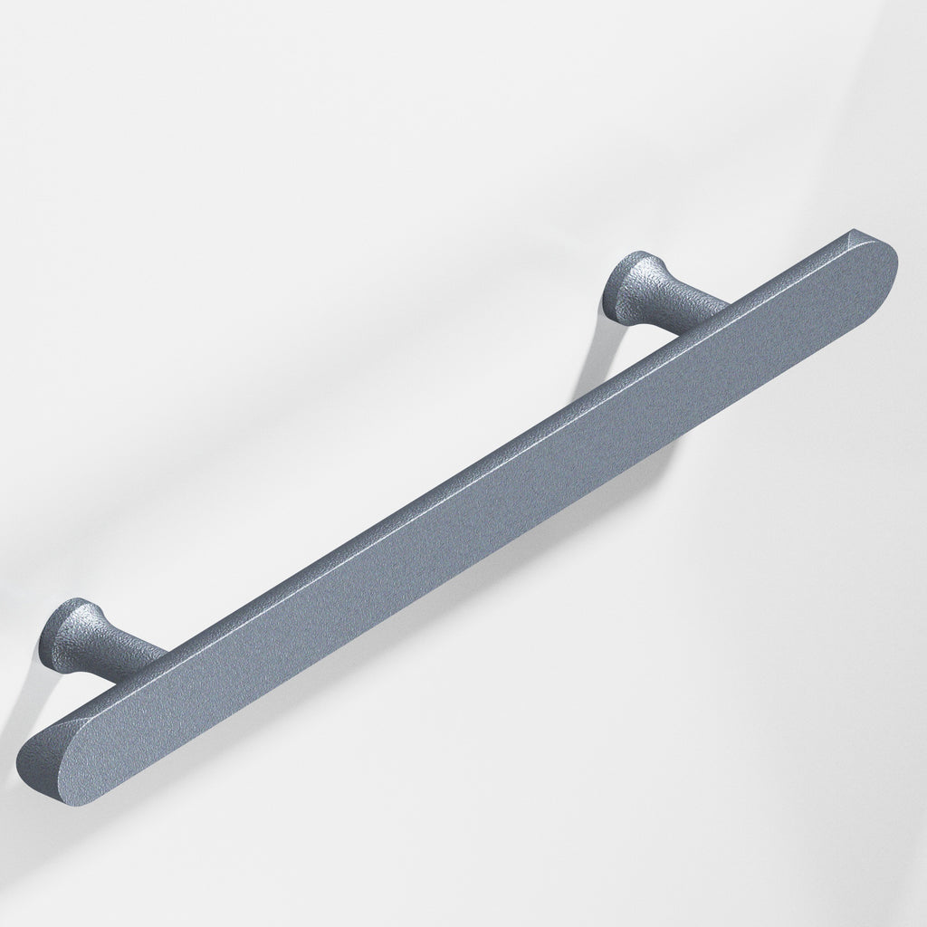 Colonial Bronze Series 259 6" Half-Round Cabinet Pull With Flared Posts And Rounded Ends Frost Chrome™ / 6"