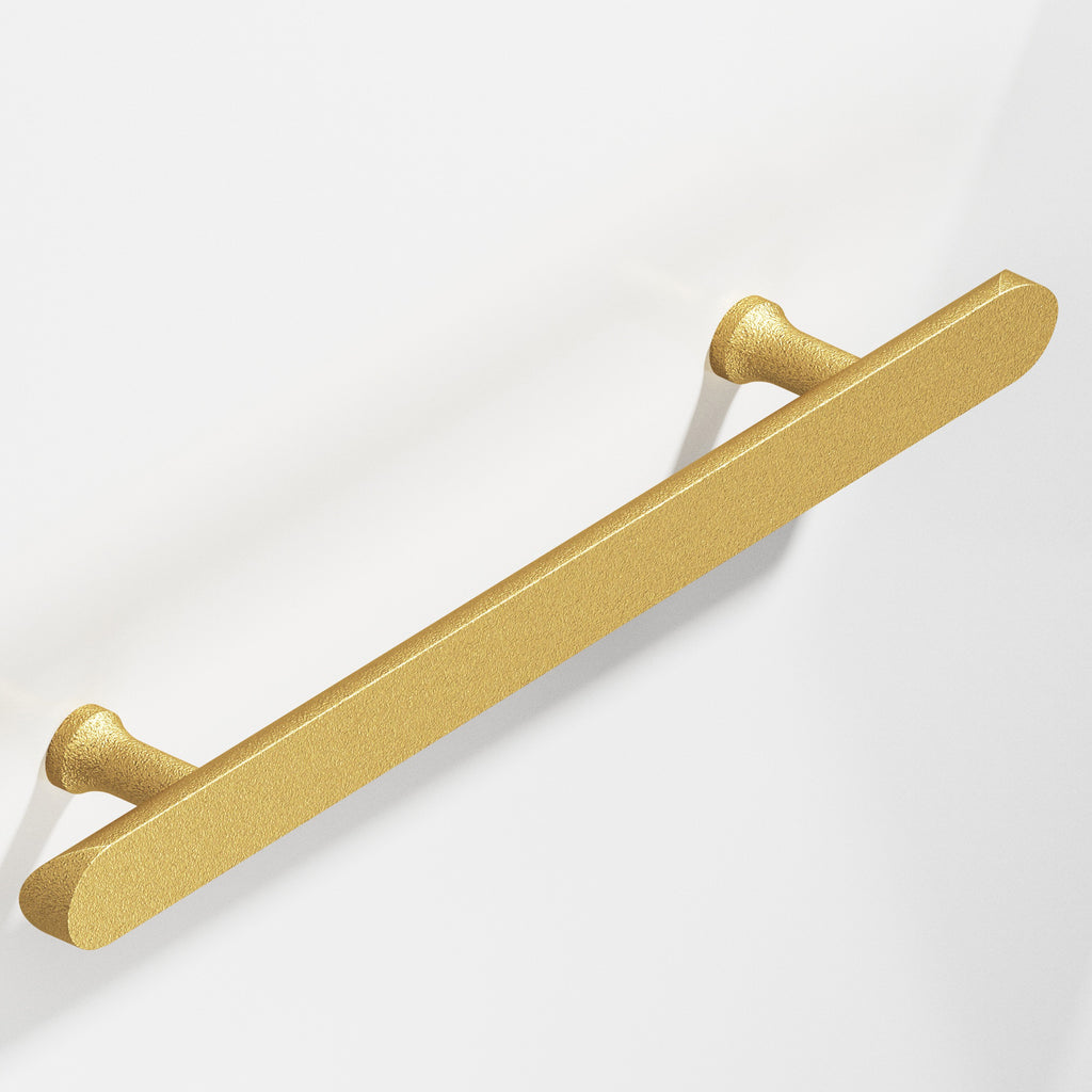 Colonial Bronze Series 259 6" Half-Round Cabinet Pull With Flared Posts And Rounded Ends Frost Brass™ / 6"