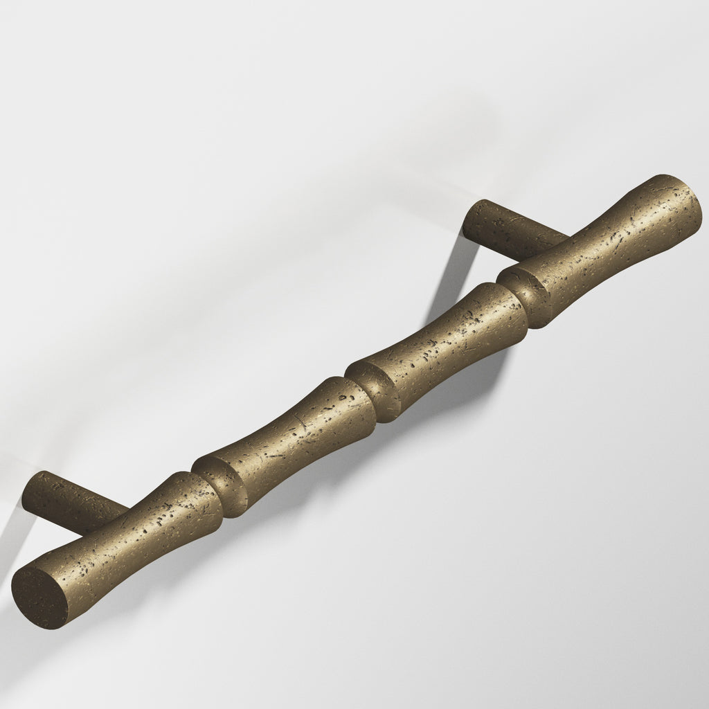 Colonial Bronze Series 260 3" Bamboo Cabinet Pull With Straight Posts Distressed Oil Rubbed Bronze / 3"