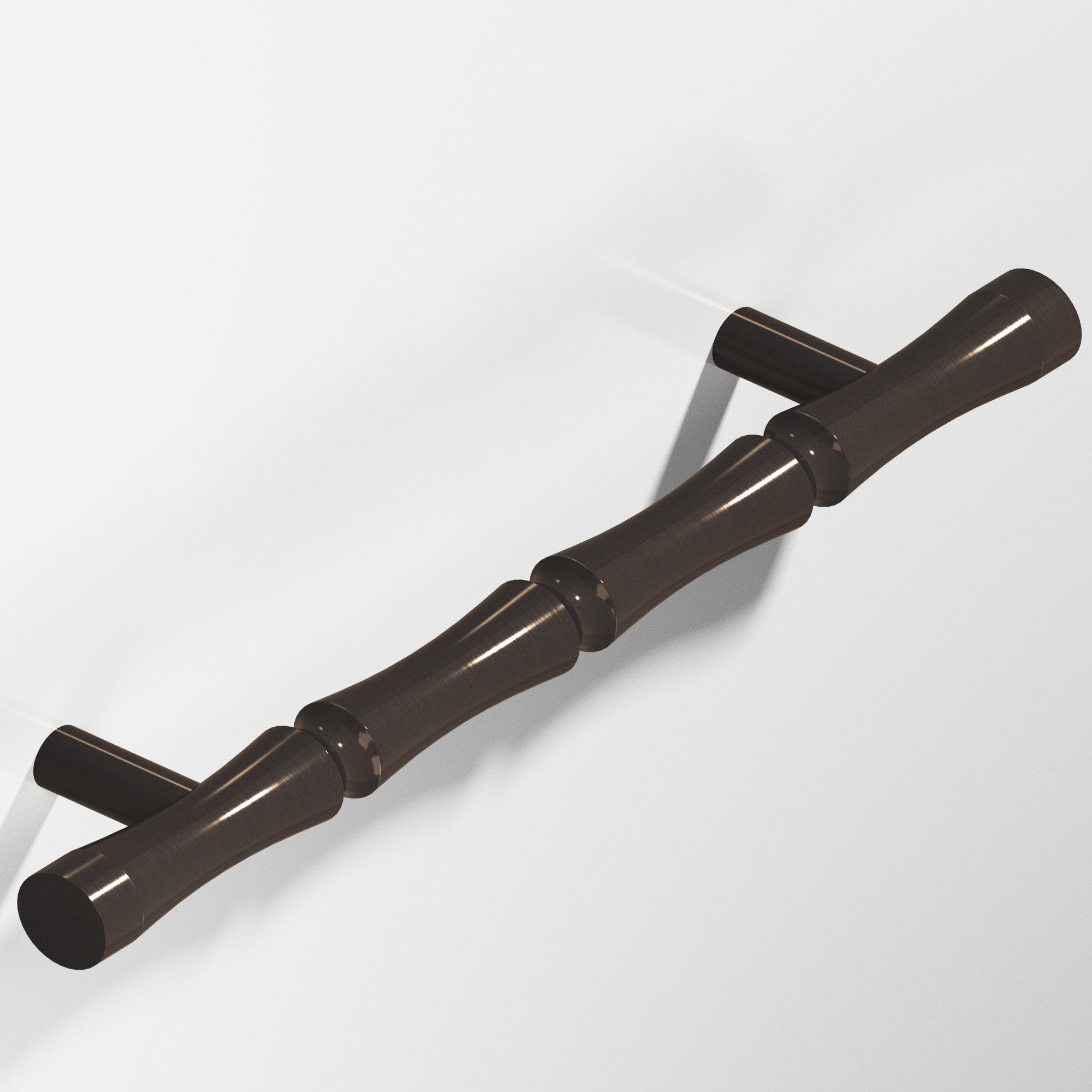 Colonial Bronze Series 262 9.5" Bamboo Appliance Pull With Straight Posts Dark Statuary Bronze / 9.5"