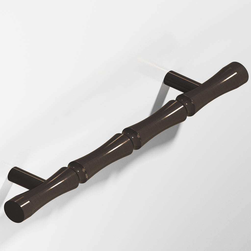 Colonial Bronze Series 260 4.5" Bamboo Cabinet Pull With Straight Posts Dark Statuary Bronze / 4.5"