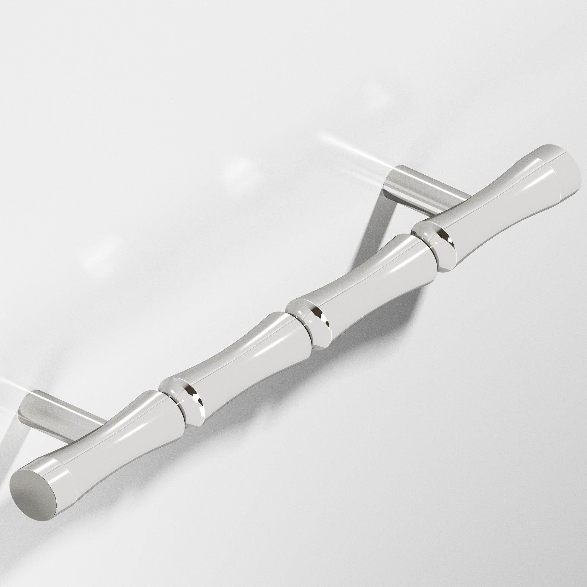 Colonial Bronze Series 261 9.5" Bamboo Appliance Pull With Straight Posts Polished Nickel / 9.5"