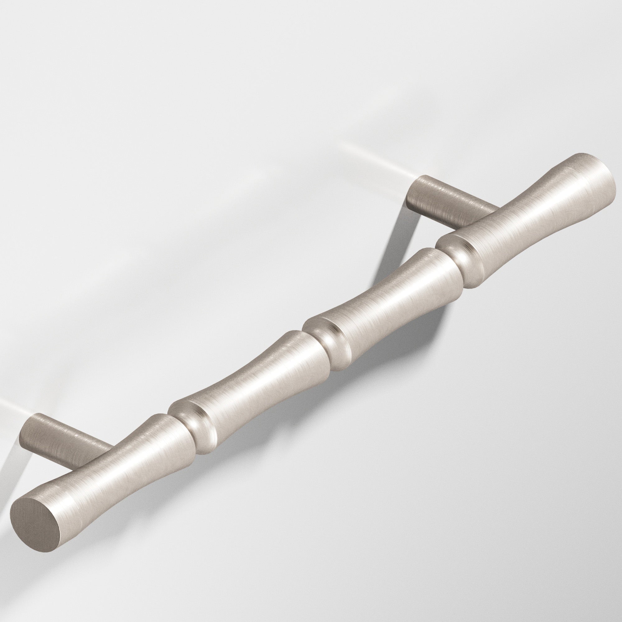 Colonial Bronze Series 262 9.5" Bamboo Appliance Pull With Straight Posts Matte Satin Nickel / 9.5"